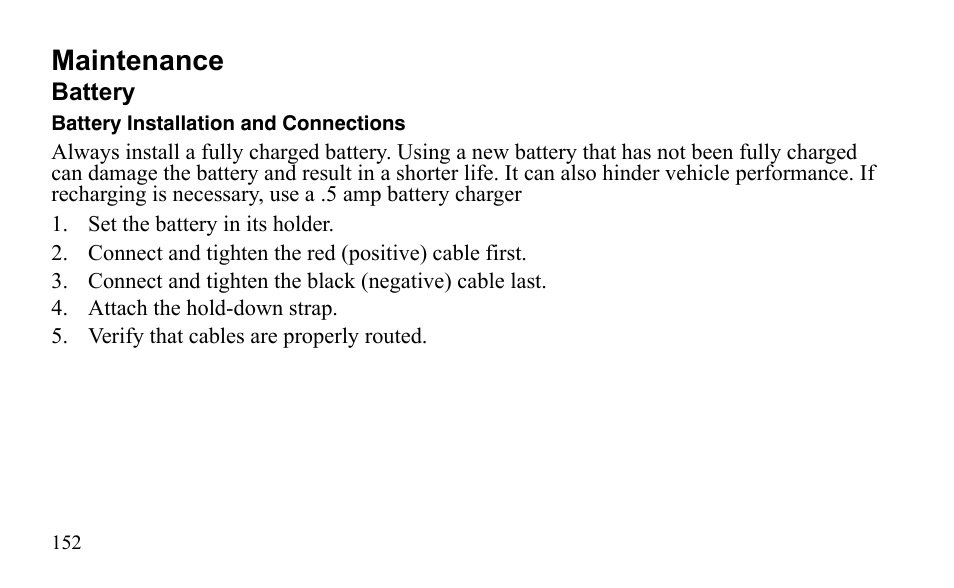 Maintenance | Polaris Sportsman 9922475 User Manual | Page 155 / 199