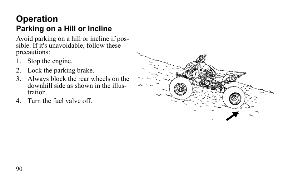 Operation | Polaris Sportsman 9922475 User Manual | Page 93 / 199