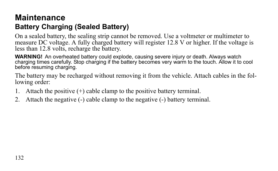 Maintenance | Polaris Outlaw 9922079 User Manual | Page 135 / 203