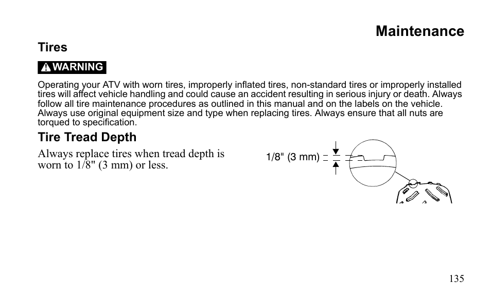 Maintenance | Polaris Outlaw 9922079 User Manual | Page 138 / 203