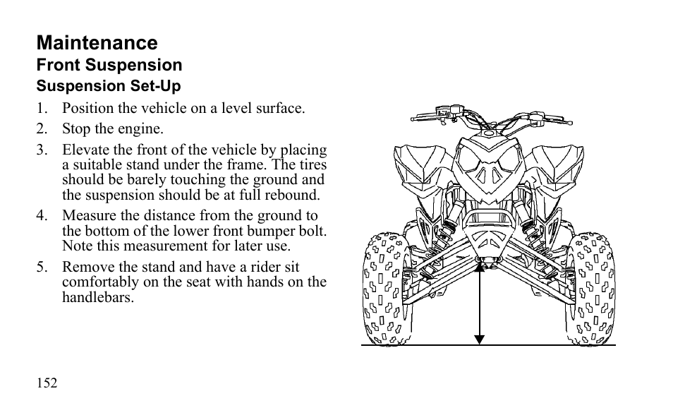 Maintenance | Polaris Outlaw 9922079 User Manual | Page 155 / 203