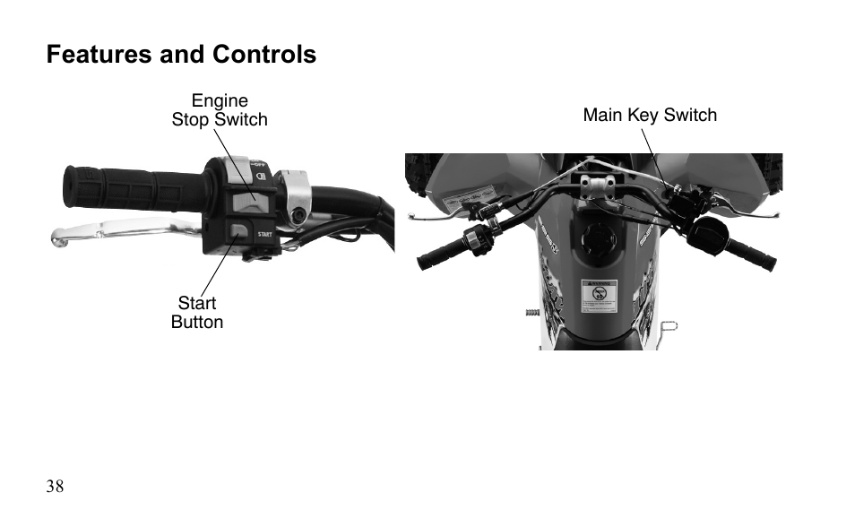 Features and controls | Polaris Outlaw 9922079 User Manual | Page 41 / 203