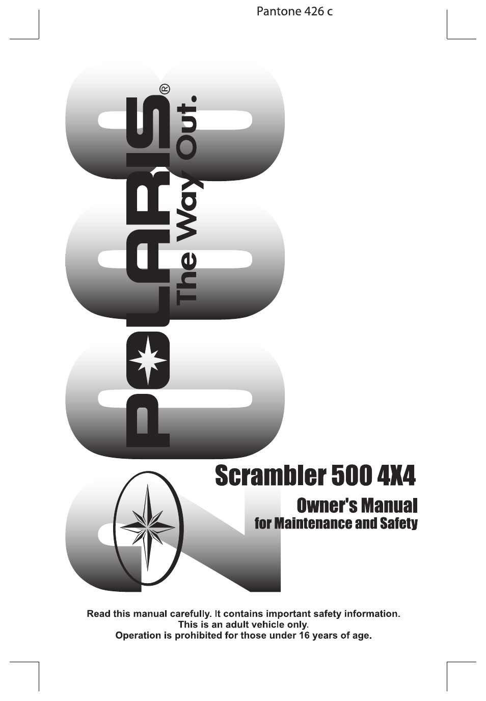 Polaris Scrambler 9921298 User Manual | 129 pages