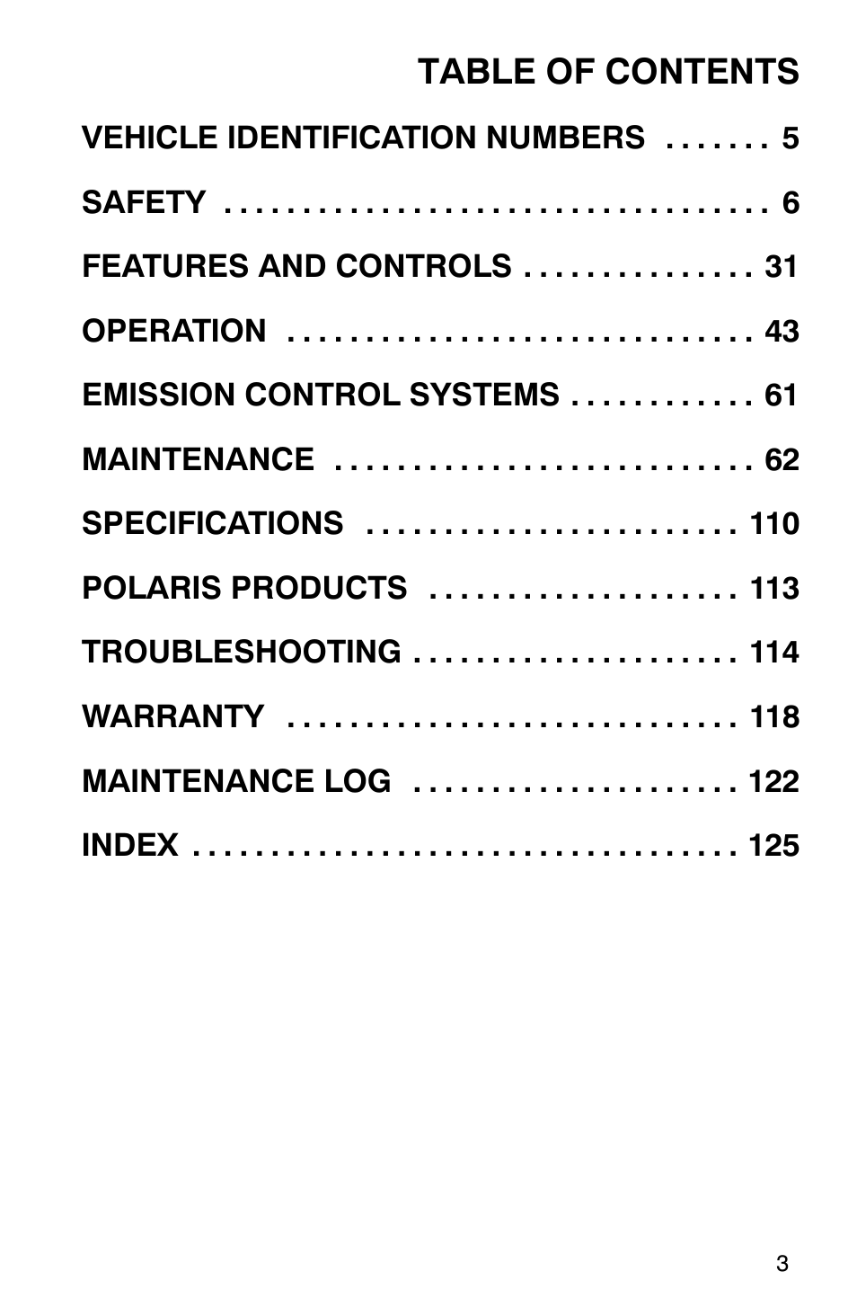 Polaris Scrambler 9921298 User Manual | Page 6 / 129