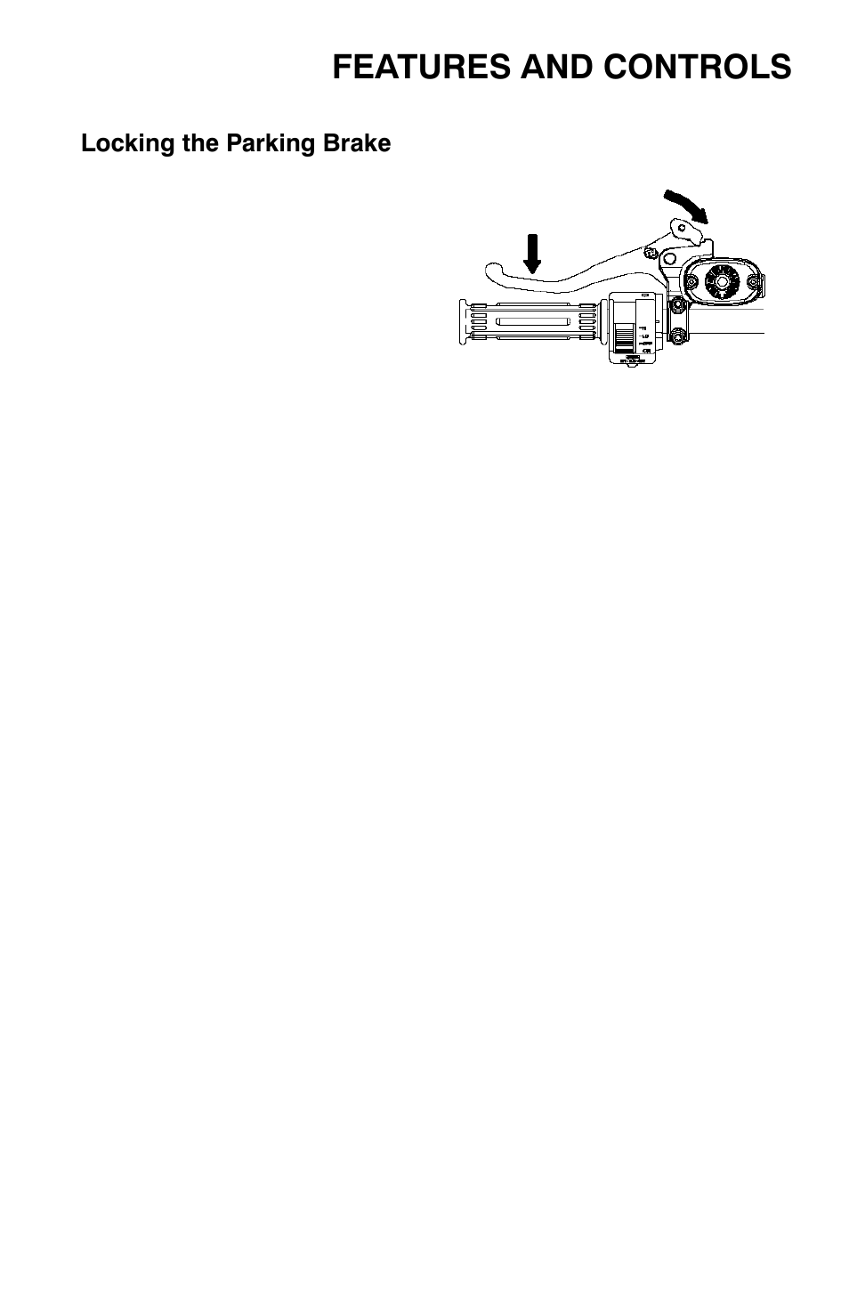 Features and controls, Parking brake | Polaris Sportsman 9921818 User Manual | Page 32 / 126