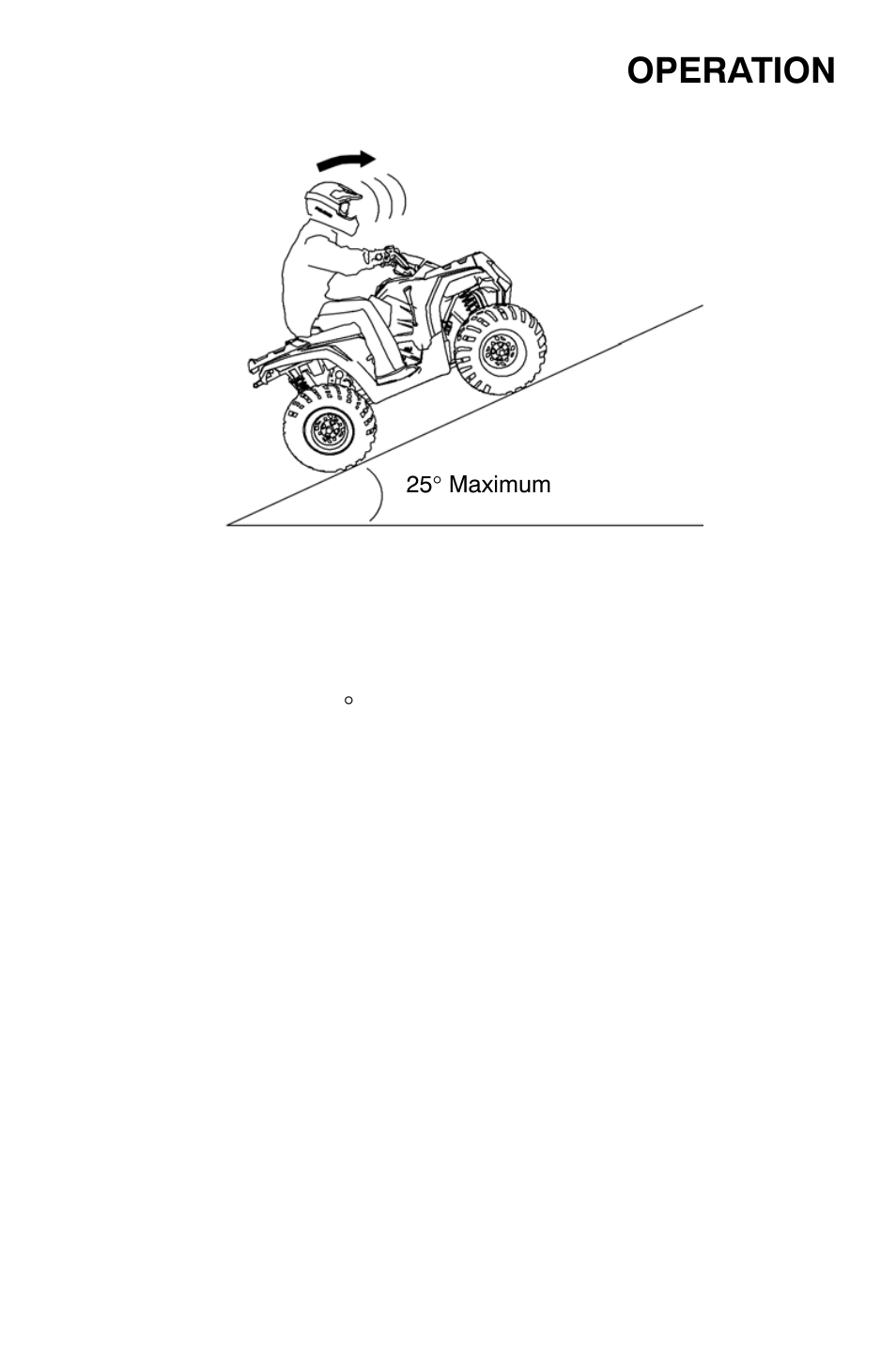 Operation, Driving uphill | Polaris Sportsman 9921818 User Manual | Page 52 / 126