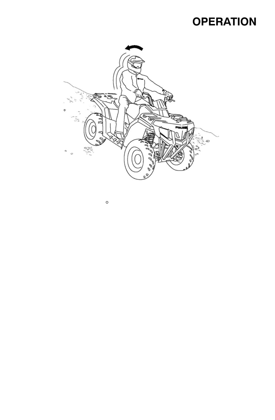 Operation, Driving downhill | Polaris Sportsman 9921818 User Manual | Page 54 / 126
