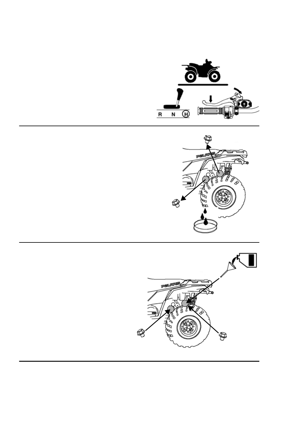 Maintenance, Transmission oil | Polaris Sportsman 9921818 User Manual | Page 75 / 126