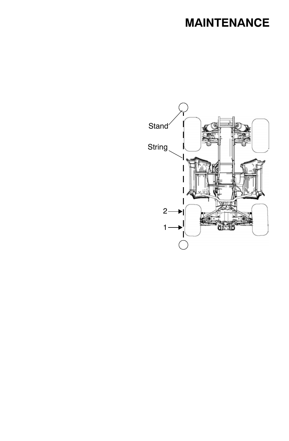 Maintenance, Toe alignment | Polaris Sportsman 9921818 User Manual | Page 80 / 126