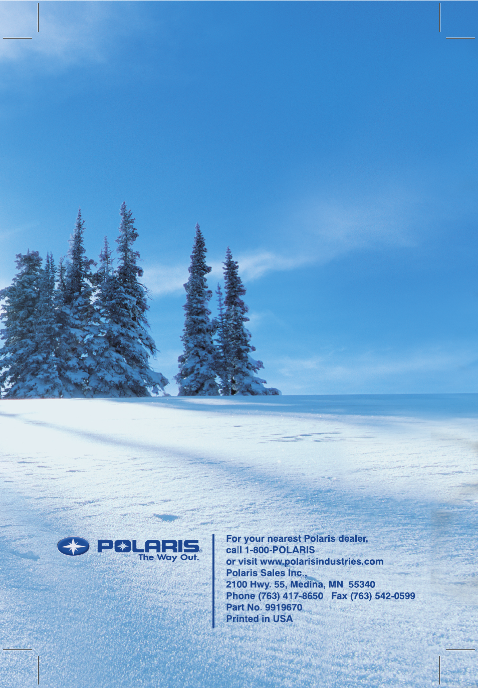 Polaris FST Touring User Manual | Page 2 / 157