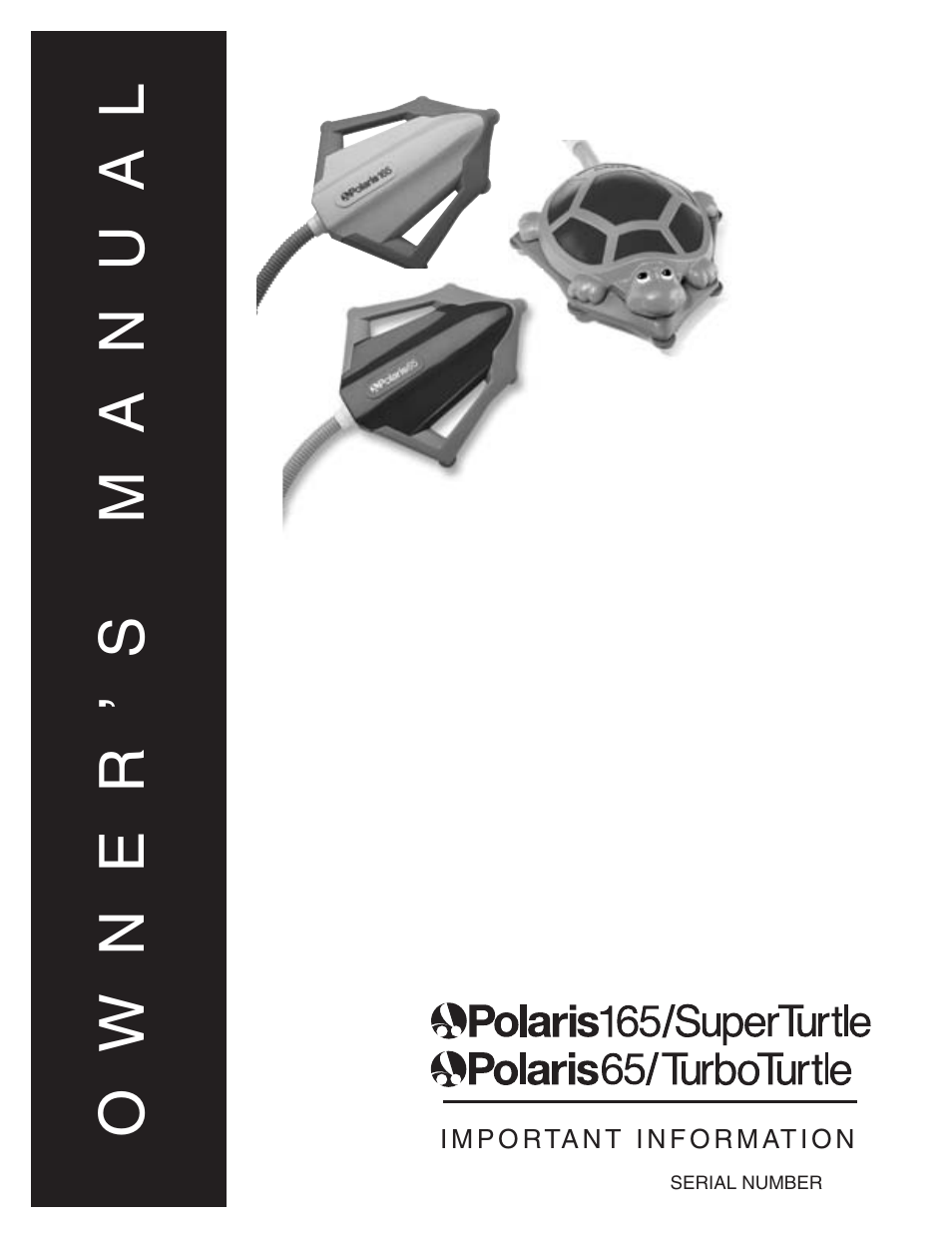Polaris SUPER TURTLE 65 User Manual | 52 pages