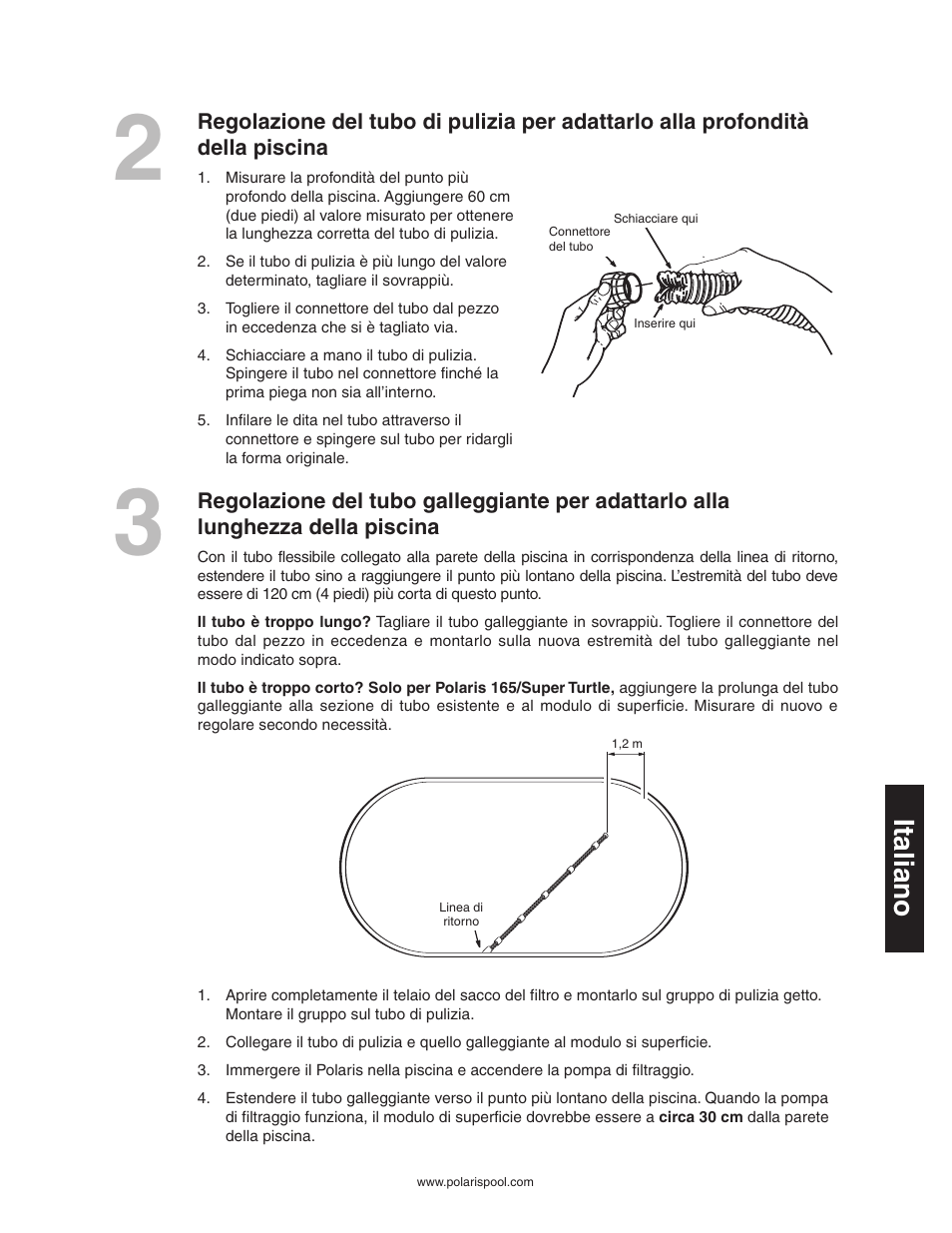 Italiano | Polaris SUPER TURTLE 65 User Manual | Page 37 / 52