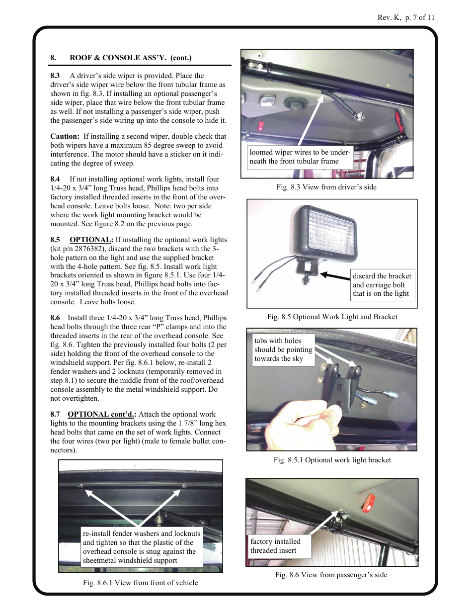 Polaris Cab User Manual | Page 7 / 11