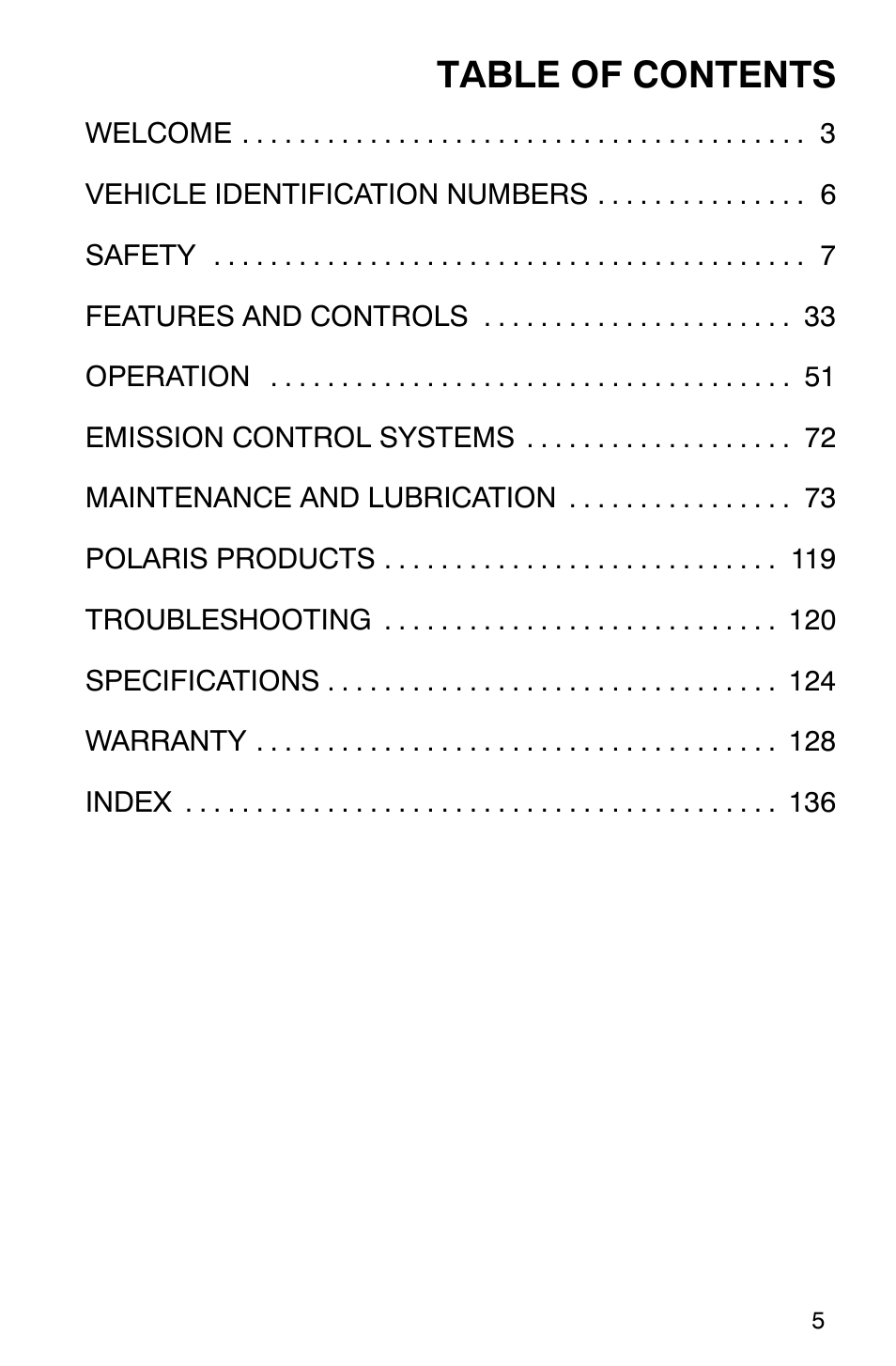 Polaris ATP 330 4x4 User Manual | Page 8 / 140