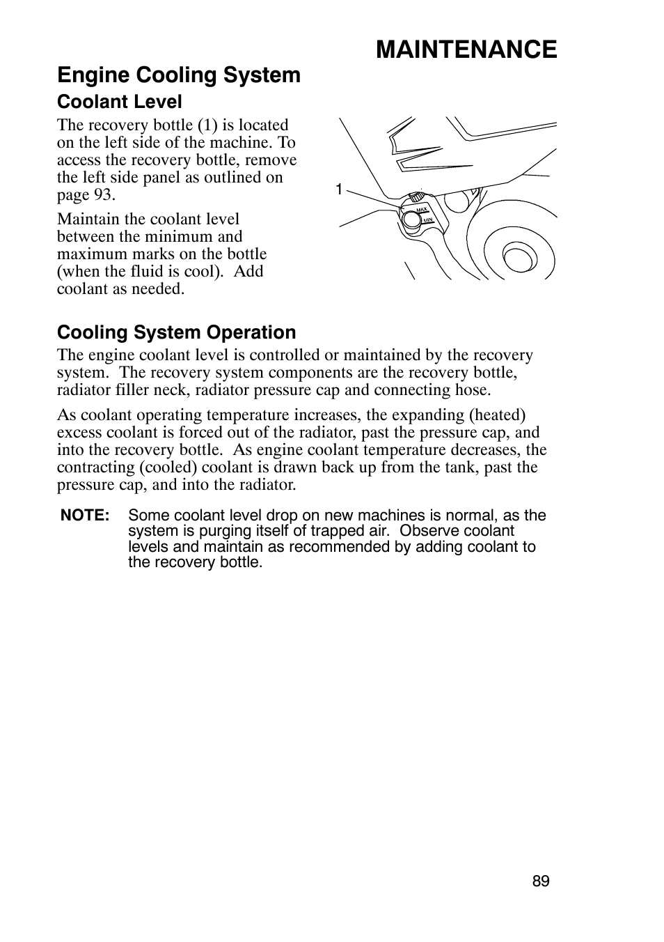 Maintenance, Engine cooling system | Polaris Sportsmabn X2 500 EFI User Manual | Page 92 / 136