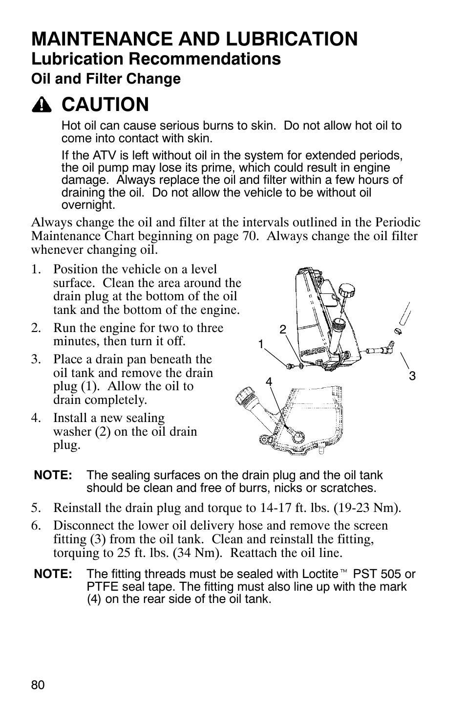 Maintenance and lubrication, Caution, Lubrication recommendations | Polaris Sportsman 6x6 User Manual | Page 83 / 133