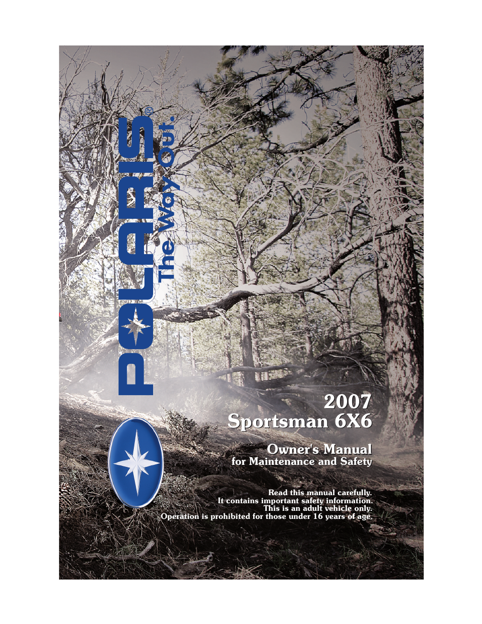 Polaris Sportsman 9920775 User Manual | 144 pages