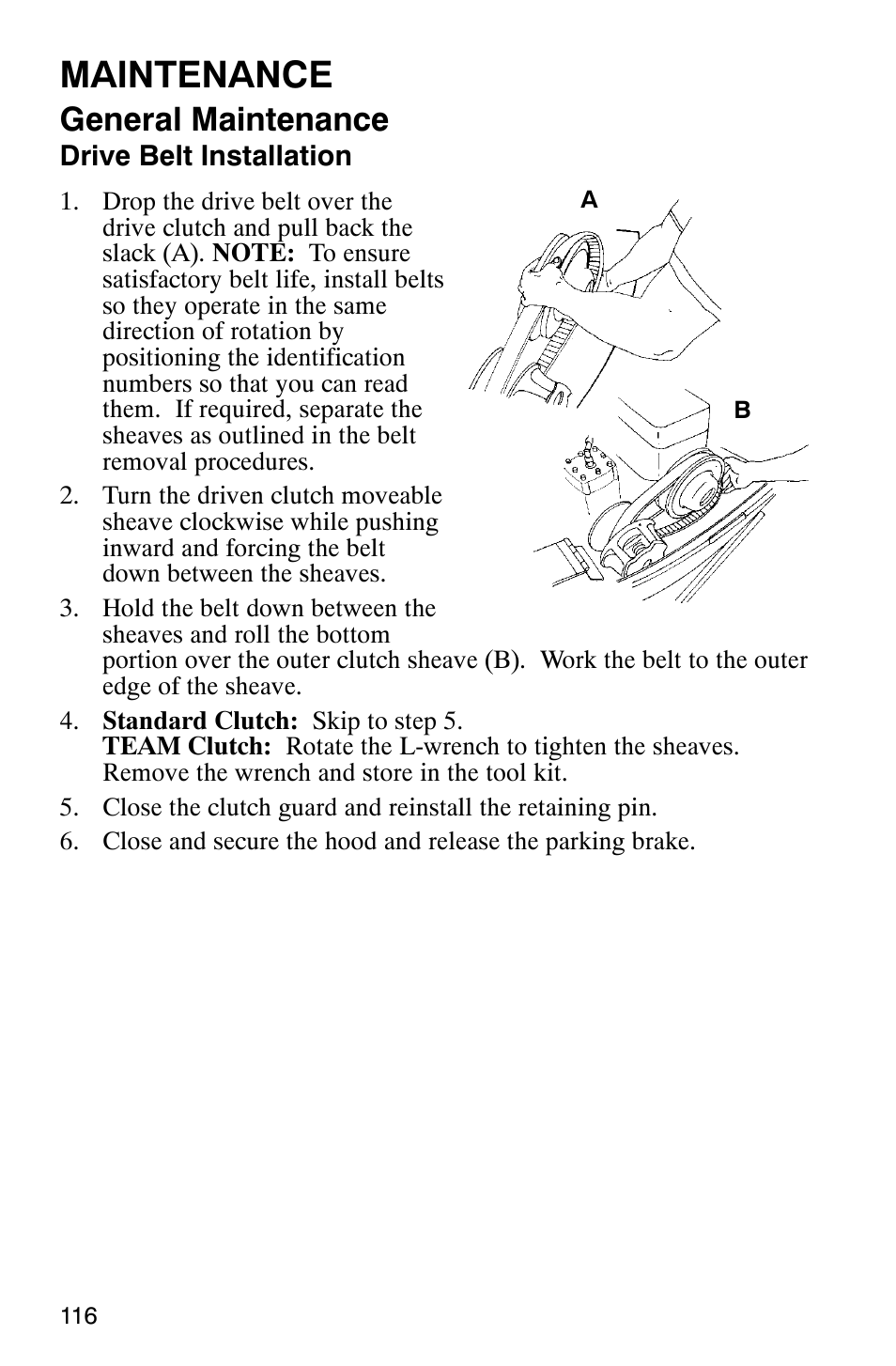 Maintenance, General maintenance | Polaris 340 Edge User Manual | Page 118 / 155