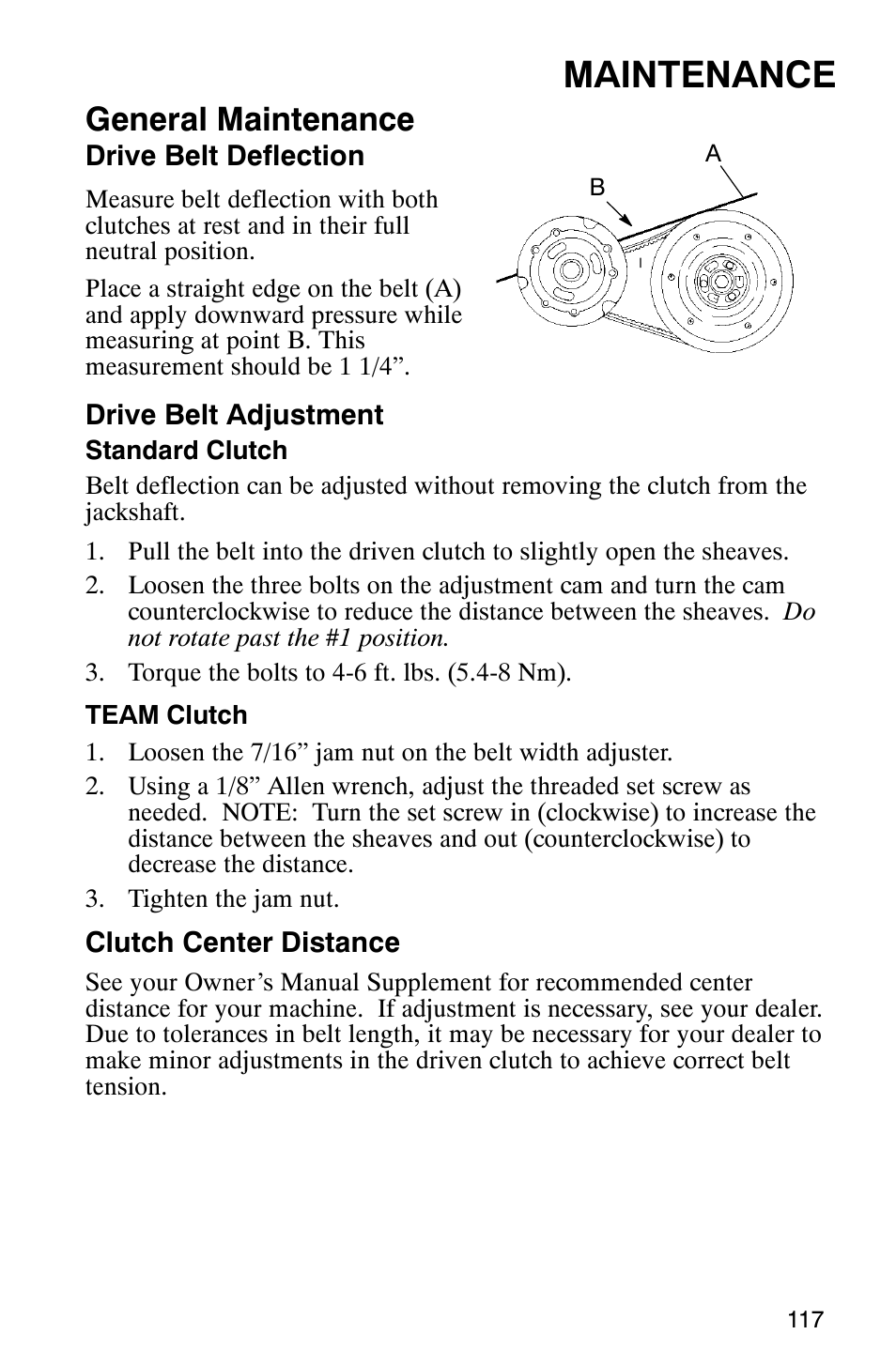 Maintenance, General maintenance | Polaris 340 Edge User Manual | Page 119 / 155