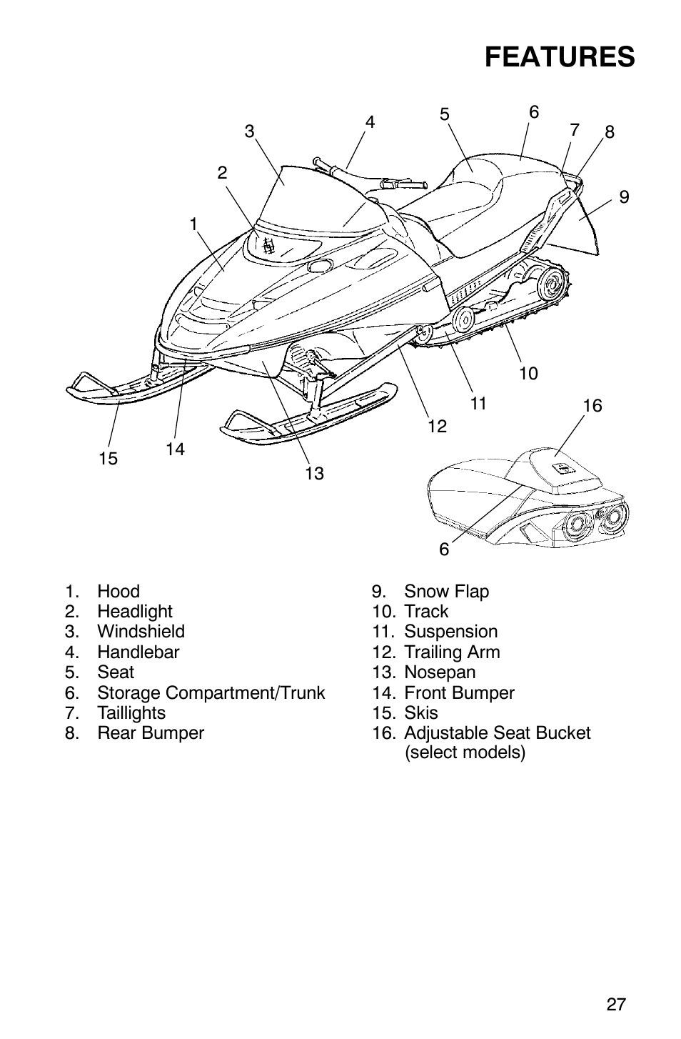 Features | Polaris 340 Edge User Manual | Page 29 / 155