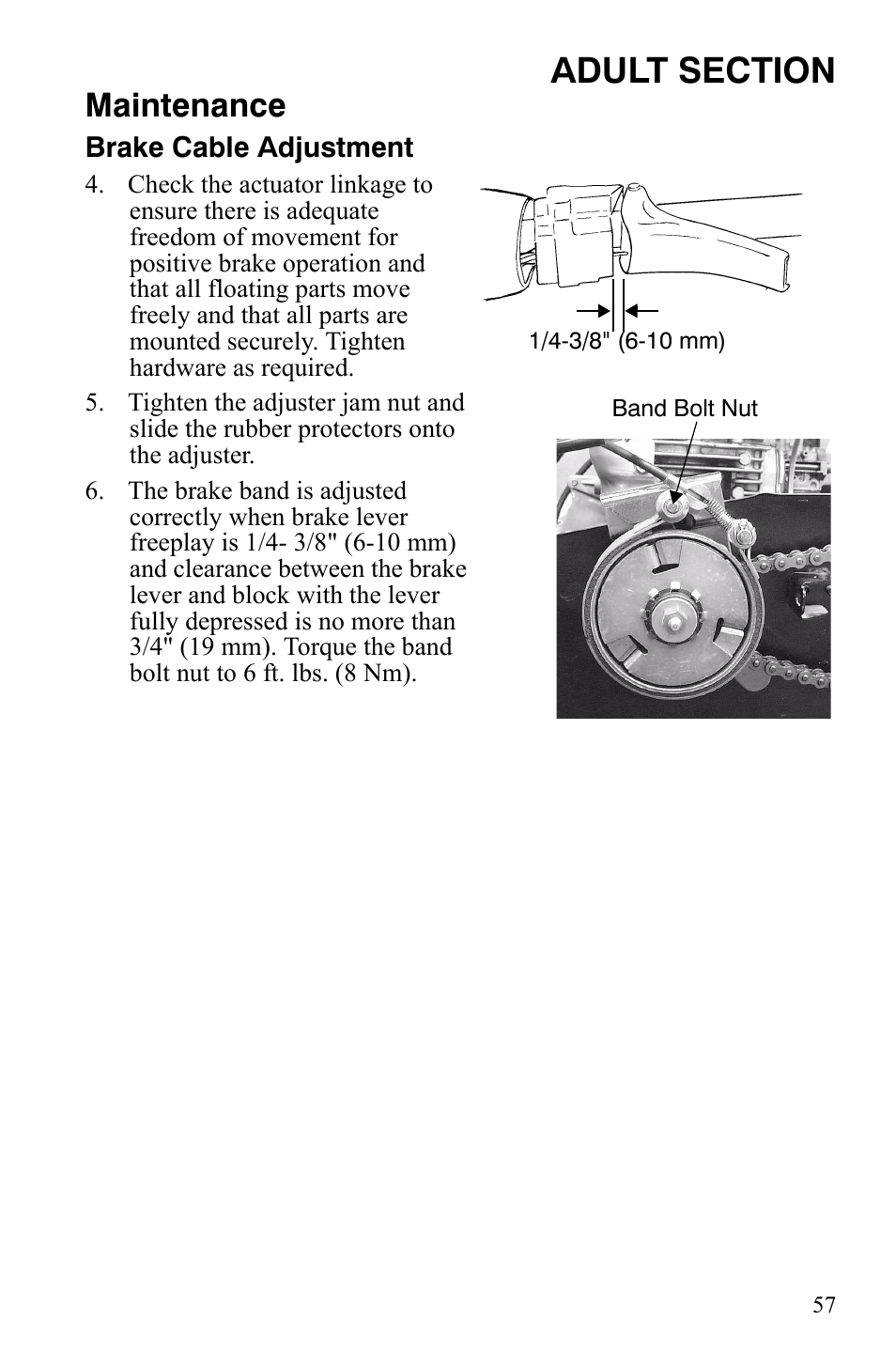 Maintenance | Polaris 120 Dragon User Manual | Page 61 / 101