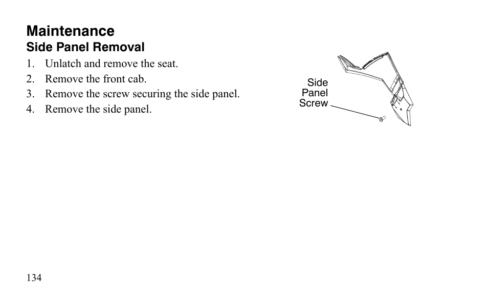 Maintenance | Polaris Outlaw 525 IRS User Manual | Page 137 / 220