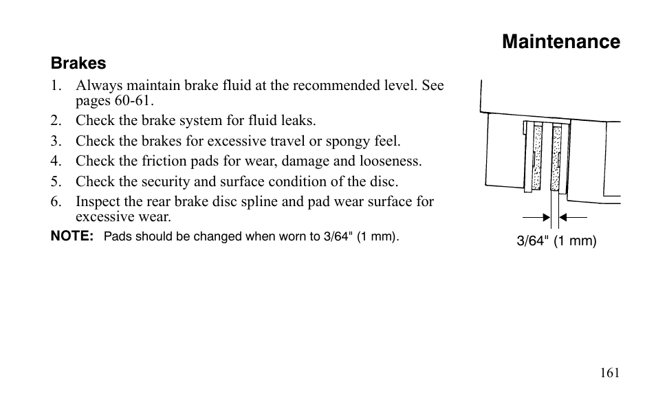 Maintenance | Polaris Outlaw 525 IRS User Manual | Page 164 / 220