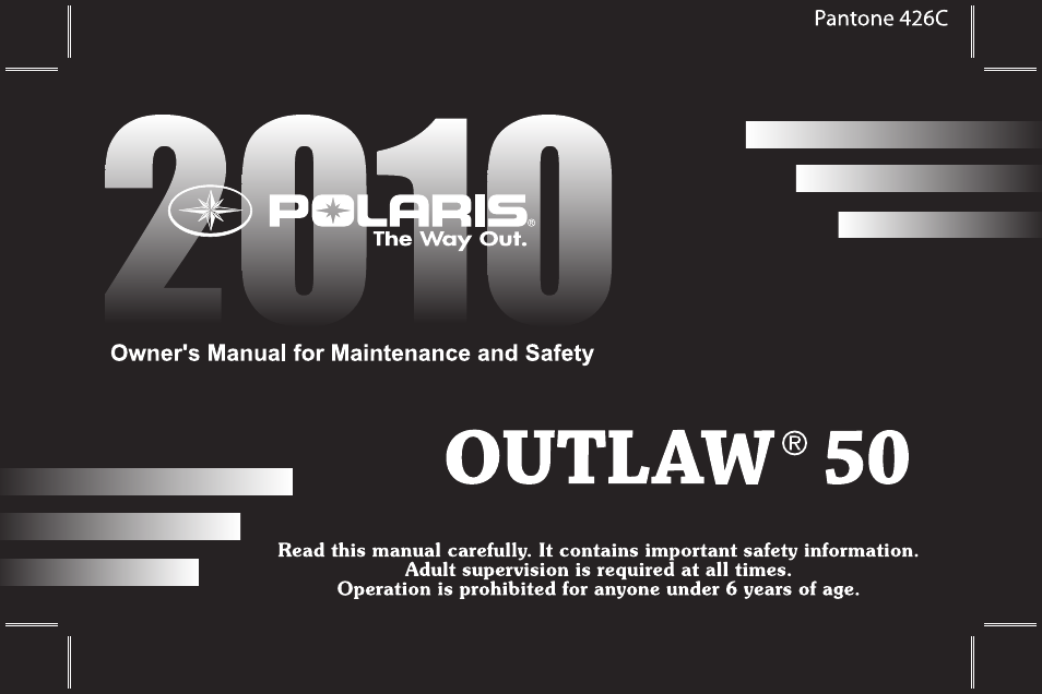 Polaris Outlaw 9922485 User Manual | 191 pages