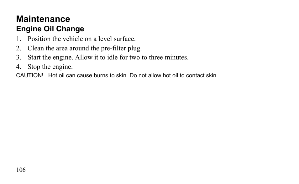Maintenance | Polaris Outlaw 9922485 User Manual | Page 109 / 191