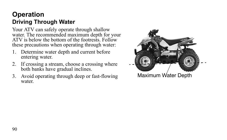 Operation | Polaris Outlaw 9922485 User Manual | Page 93 / 191