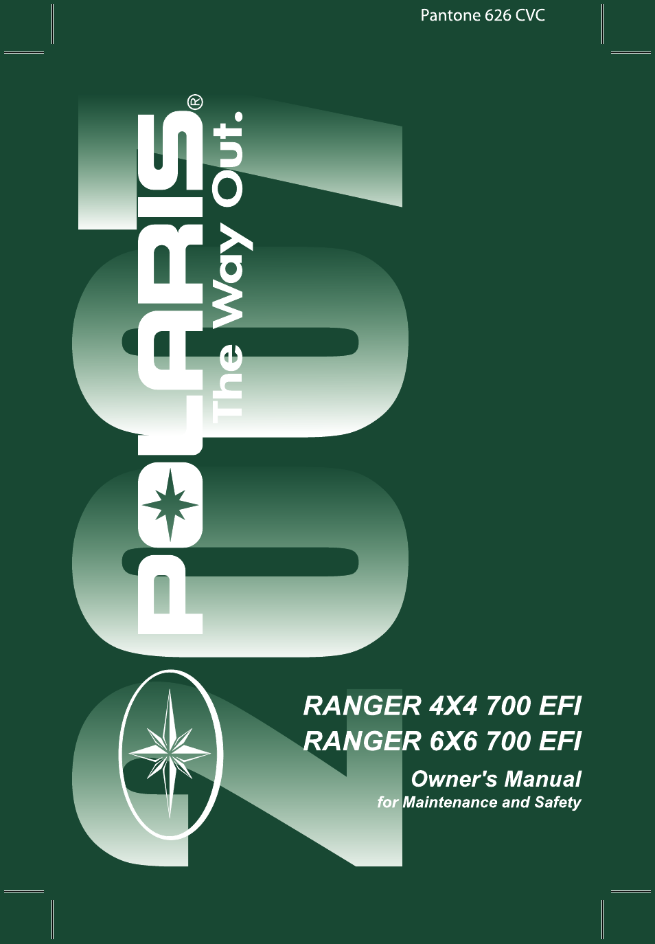 Polaris 4X4 700 EFI User Manual | 134 pages