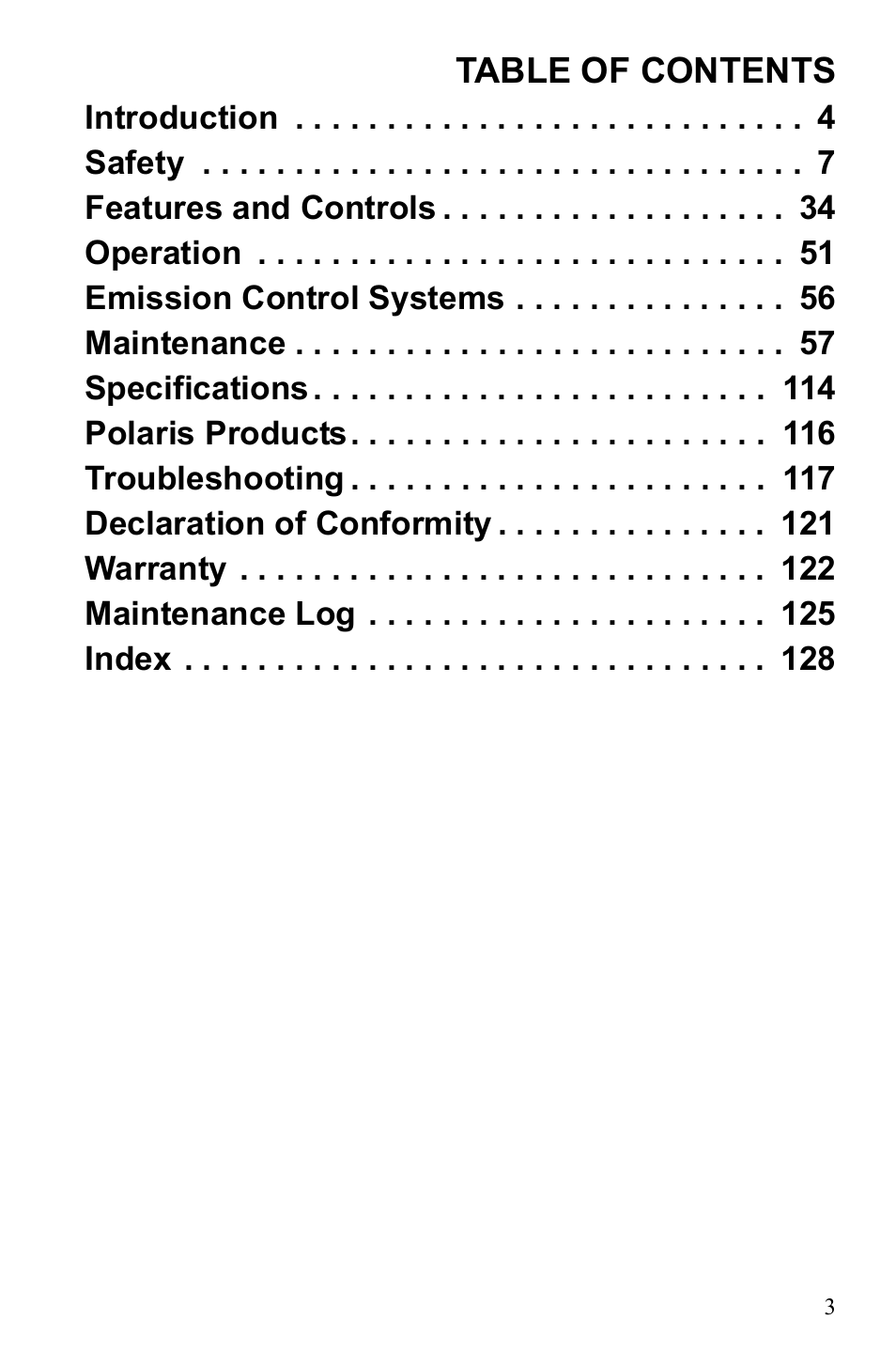 Polaris Sportsman 9922553 User Manual | Page 5 / 132