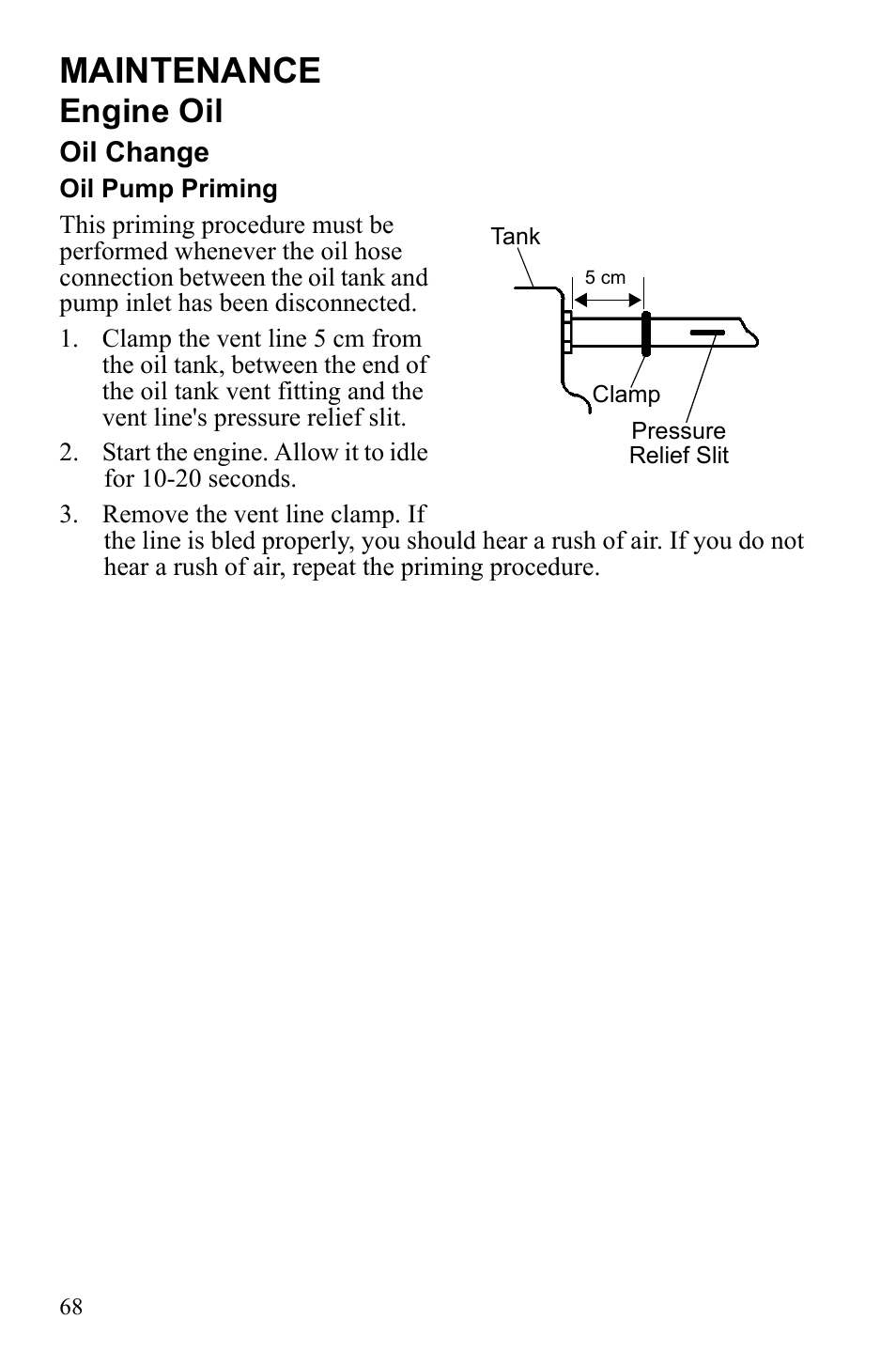 Maintenance, Engine oil | Polaris Sportsman 9922553 User Manual | Page 70 / 132