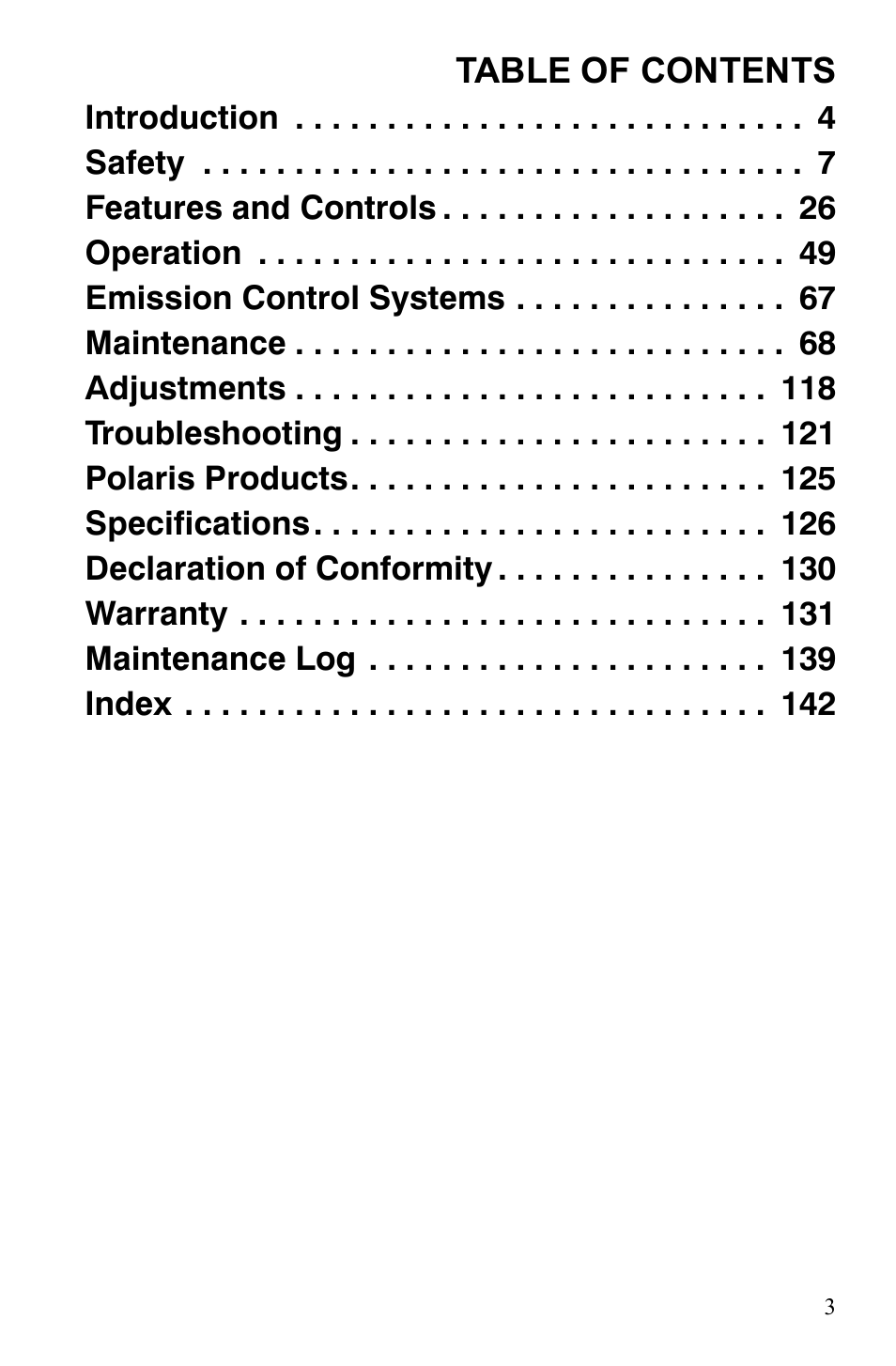 Polaris Sportsman 9922452 User Manual | Page 7 / 148