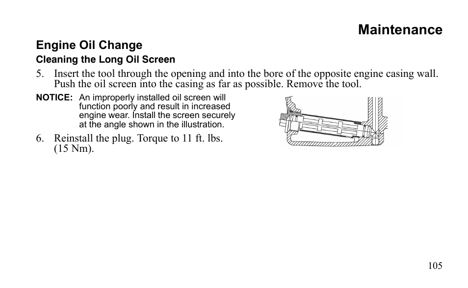 Maintenance | Polaris Outlaw 450 MXR User Manual | Page 109 / 212