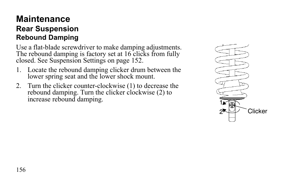 Maintenance | Polaris Outlaw 450 MXR User Manual | Page 160 / 212