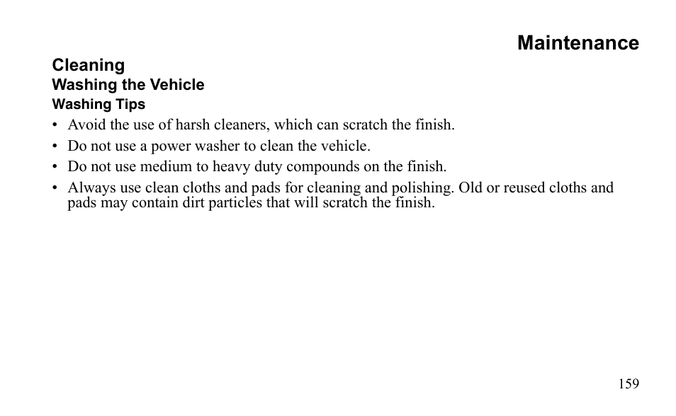 Maintenance | Polaris Outlaw 450 MXR User Manual | Page 163 / 212