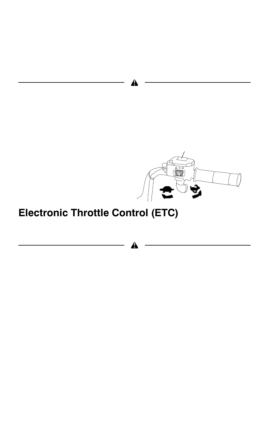 Features and controls, Mirrors, Throttle lever | Electronic throttle control (etc) | Polaris Sportsman 850 XP EPS User Manual | Page 24 / 131