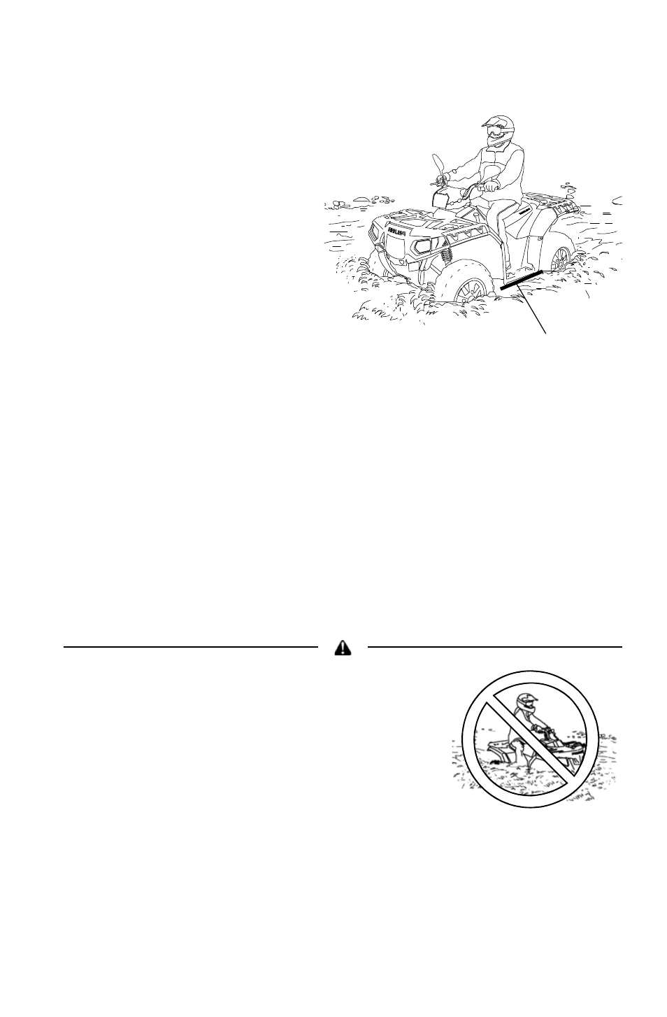 Operation, Driving through water | Polaris Sportsman 850 XP EPS User Manual | Page 51 / 131