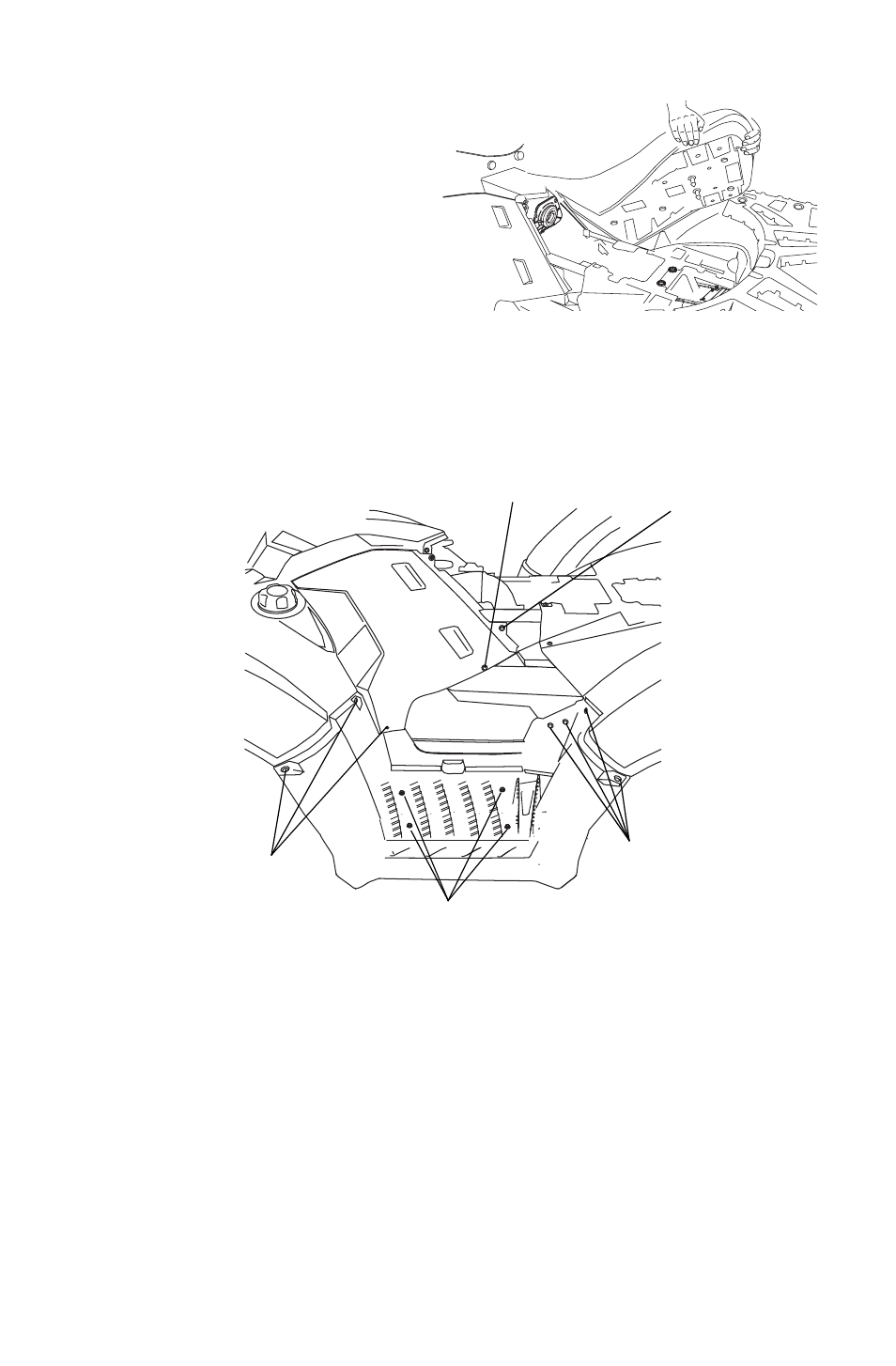 Maintenance, Seat removal, Side panel/footwell removal | Polaris Sportsman 850 XP EPS User Manual | Page 85 / 131