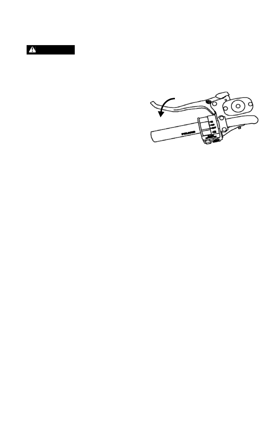 Features and controls, Brake lever | Polaris Sportsman 9921831 User Manual | Page 32 / 136