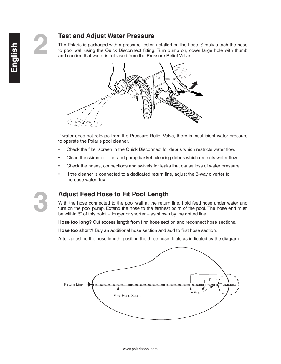 English | Polaris Vac-Sweep 360 User Manual | Page 6 / 11