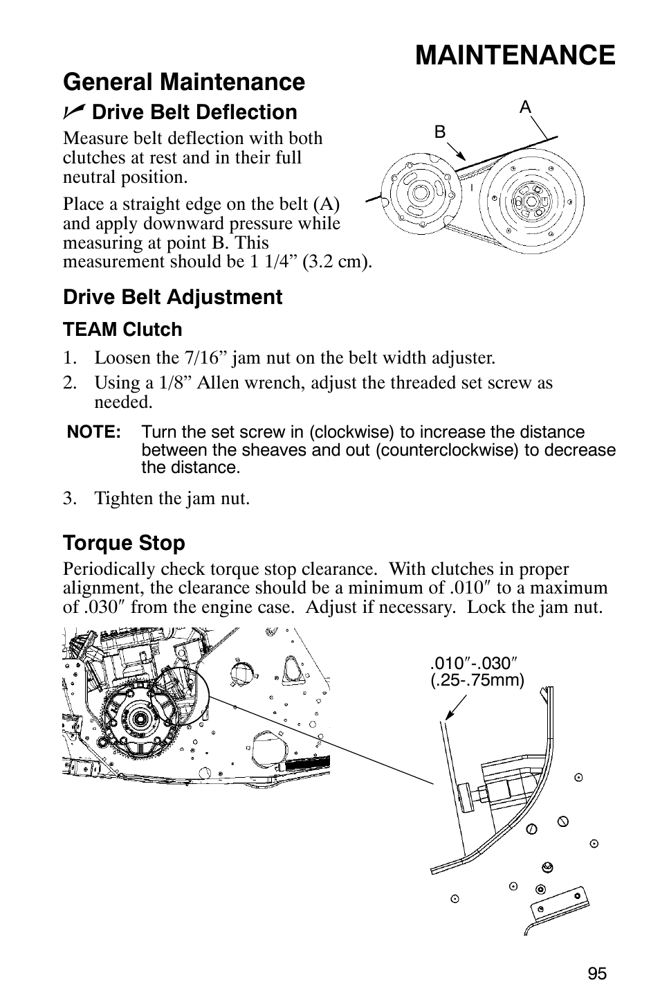 Maintenance, General maintenance n | Polaris 600 RMK User Manual | Page 98 / 127