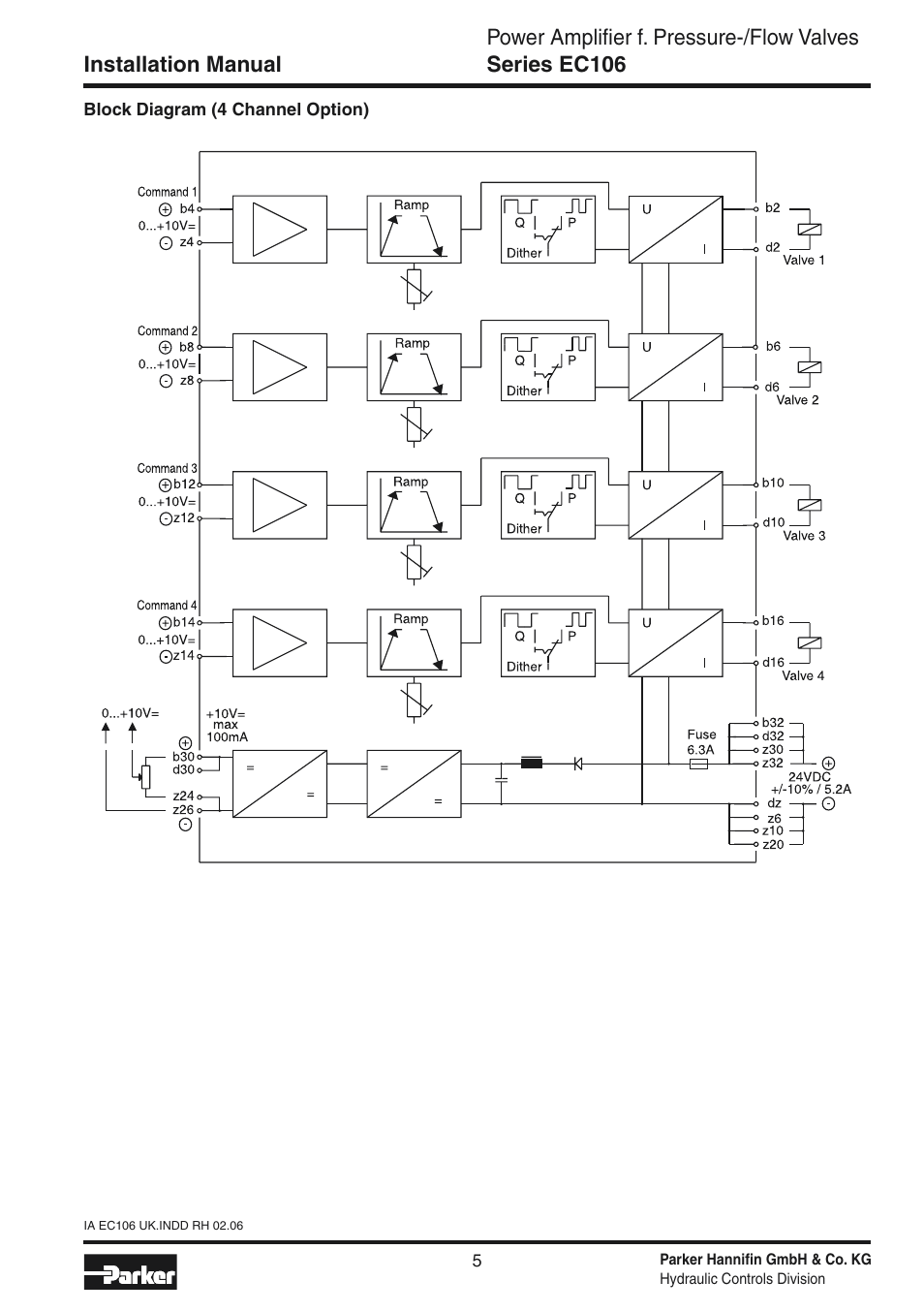 Parker Hannifin EC106 User Manual | Page 5 / 8