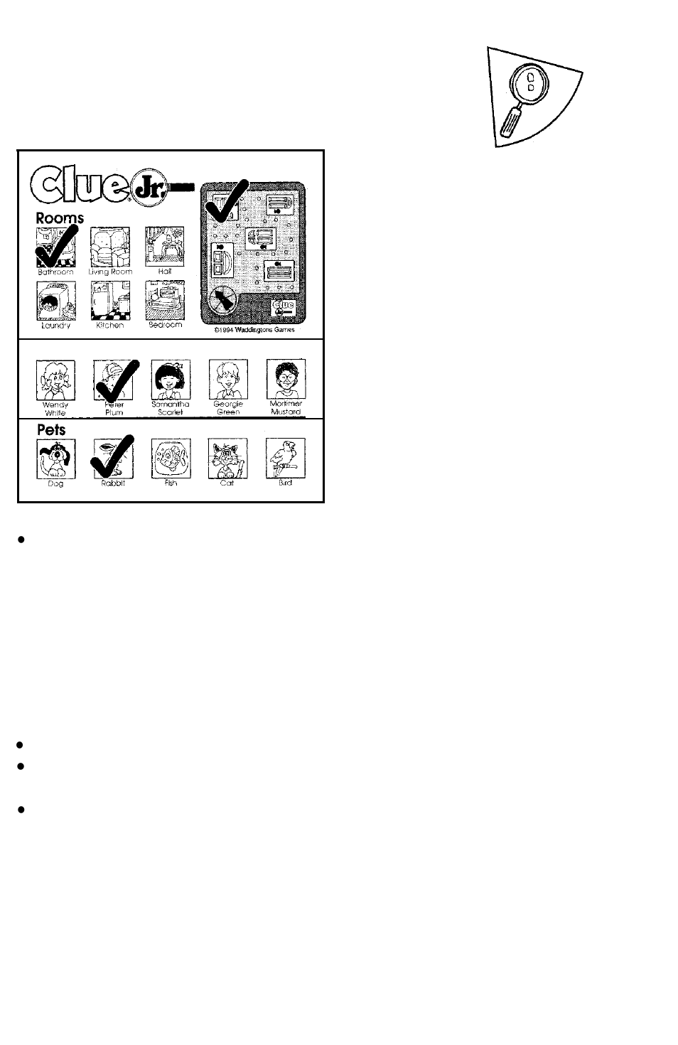 Winning | Parker Hannifin Clue Jr. Detective Game User Manual | Page 3 / 4