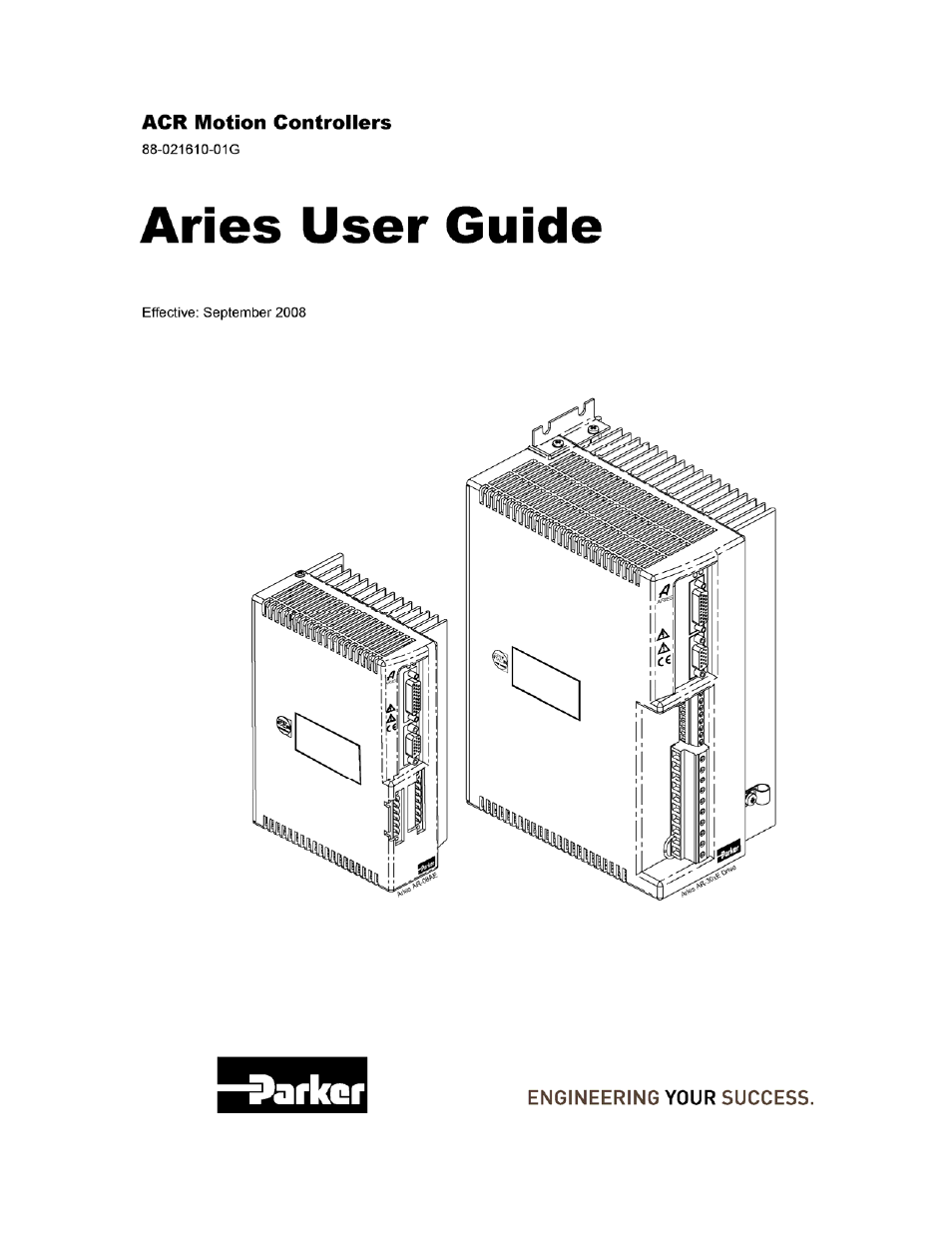 Parker Hannifin 88-021610-01G User Manual | 208 pages