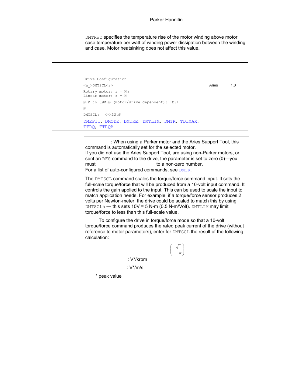 Dmtscl | Parker Hannifin 88-021610-01G User Manual | Page 115 / 208