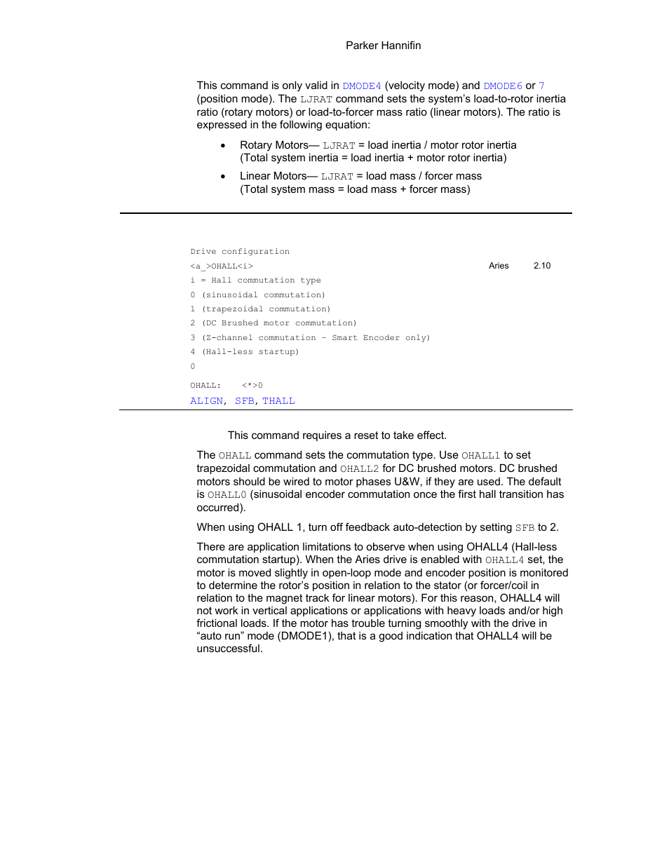 Ohall | Parker Hannifin 88-021610-01G User Manual | Page 136 / 208
