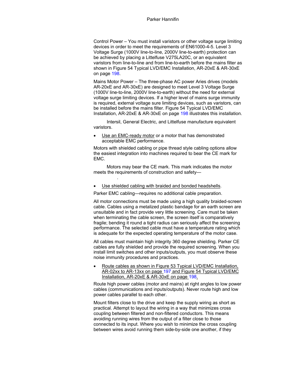 Parker Hannifin 88-021610-01G User Manual | Page 195 / 208