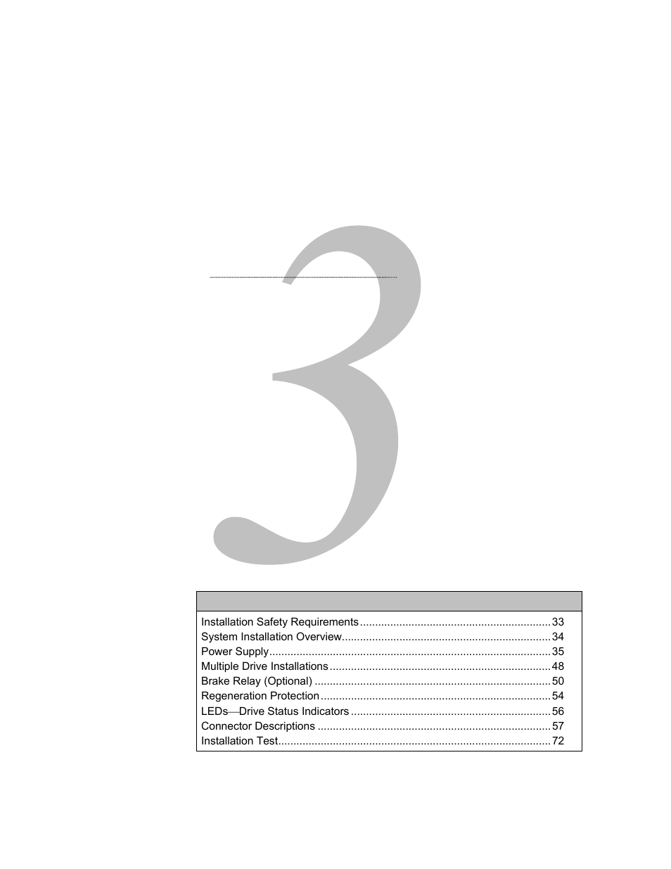 Chapter 3 electrical installation, Electrical installation | Parker Hannifin 88-021610-01G User Manual | Page 32 / 208